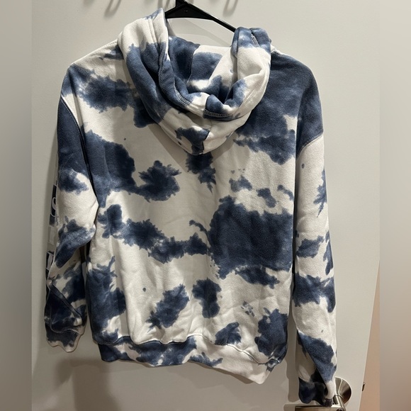 Tie Dye Long Sleeve Washed Sweatshirt Hoodies - Picture 2 of 4